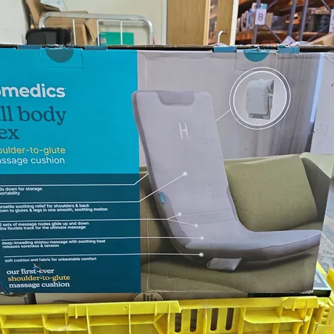 BOXED HOMEDICS FULL BODY FLEX SHOULDER TO GLUTE MASSAGE CUSHION MCS-512HCC-GB 