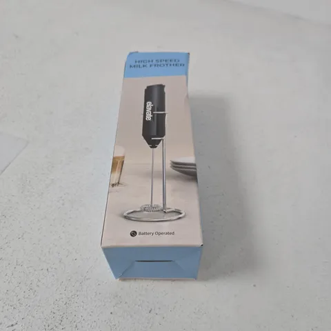BOX OF APPROXIMATELY 15 ASSORTED HOUSEHOLD ITEMS INCLUDING HIGH SPEED MILK FROTHER AND LOW TEMPERATURE MINI GLUE GUN