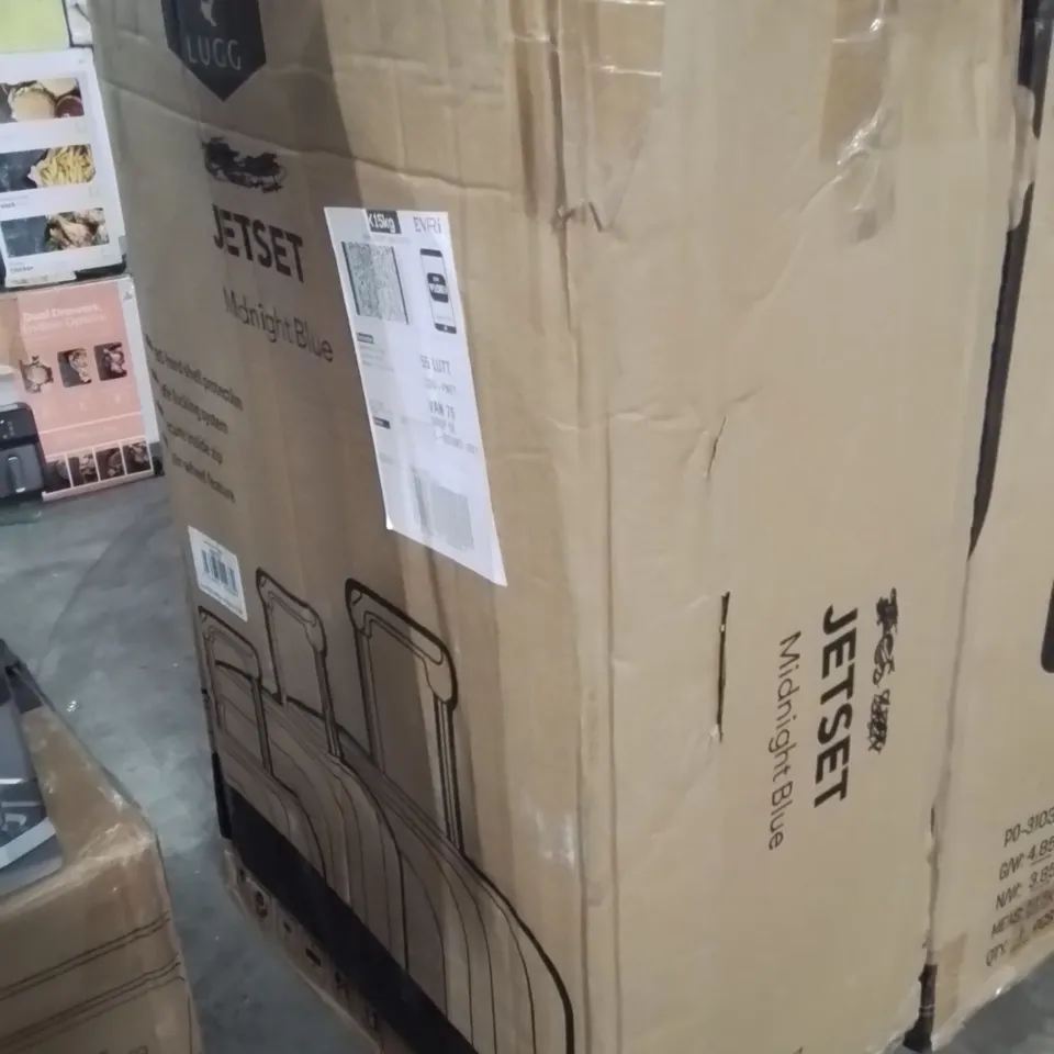 BOXED LUGG JETSET TRAVEL SUITCASE MIDNIGHT BLUE