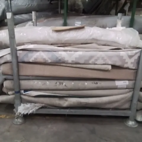STILLAGE OF APPROXIMATELY 20 QUALITY DESIGNER RUGS