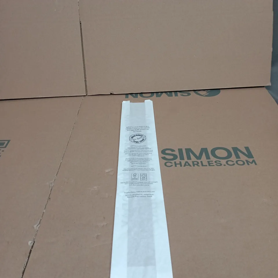 BOX OF APPROXIMATELY 500 LARGE BAGUETTE BAGS