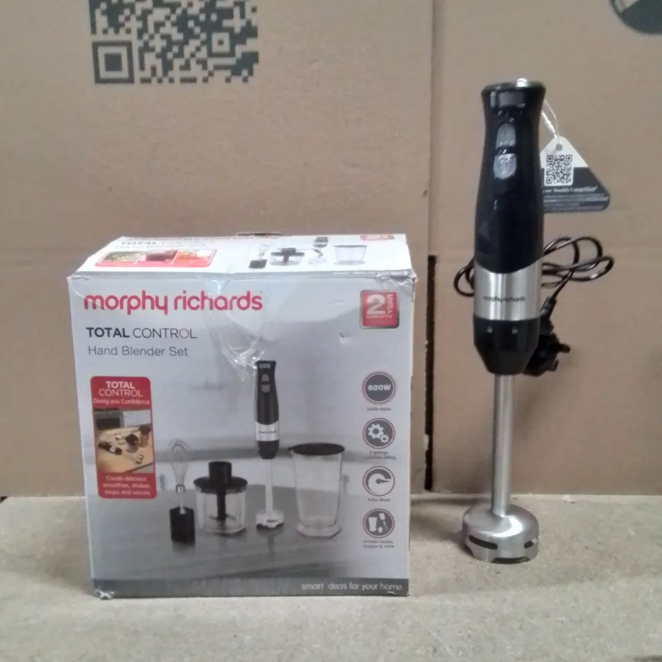 BOXED MORPHY RICHARDS HAND BLENDER SET