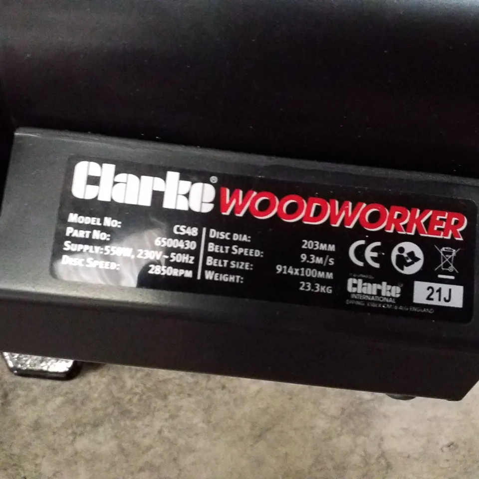 CLARKE CS48 BELT AND DISC SANDER 230V