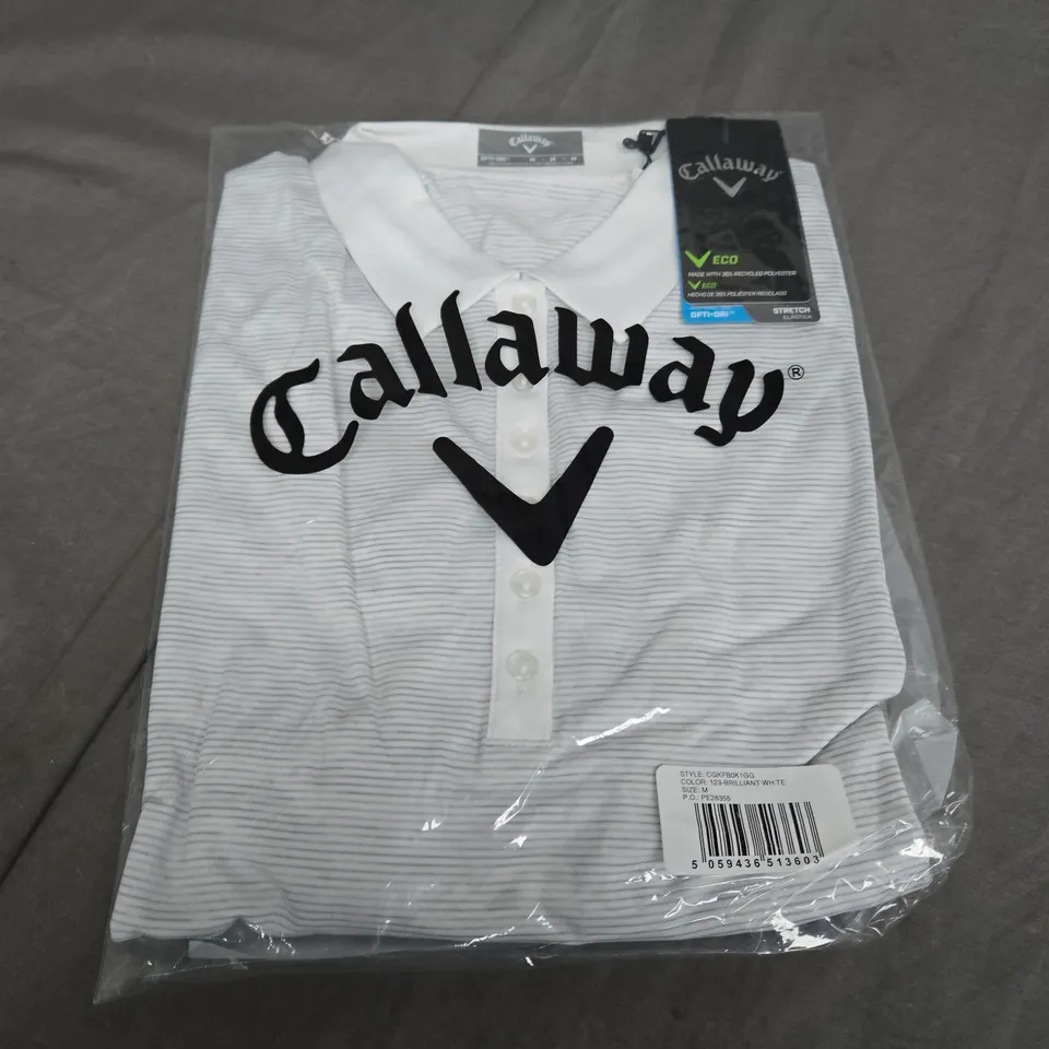 SEALED CALLAWAY POLO SPACE DYE, 3/4 ARM - SIZE MEDIUM