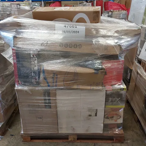 PALLET OF APPROXIMATELY 42 UNPROCESSED RAW RETURN HOUSEHOLD AND ELECTRICAL GOODS TO INCLUDE;