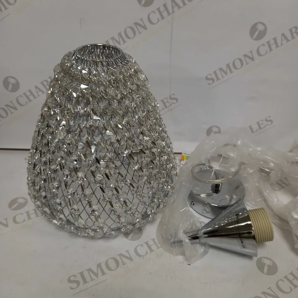 IMPEX SIMONE CRYSTAL PENDANT CEILING FITTING 