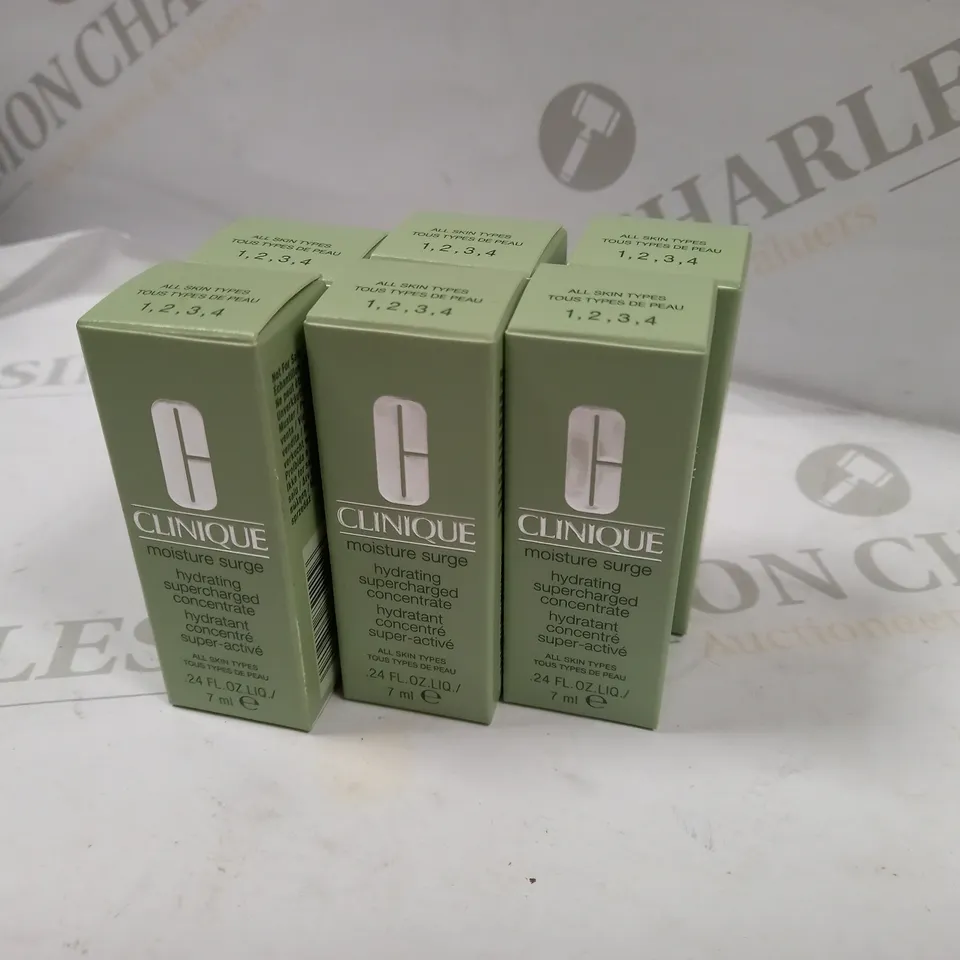 CLINIQUE MOISTURE SURGE HYDRATING SUPERCHARGED CONCENTRATE 7ML X6