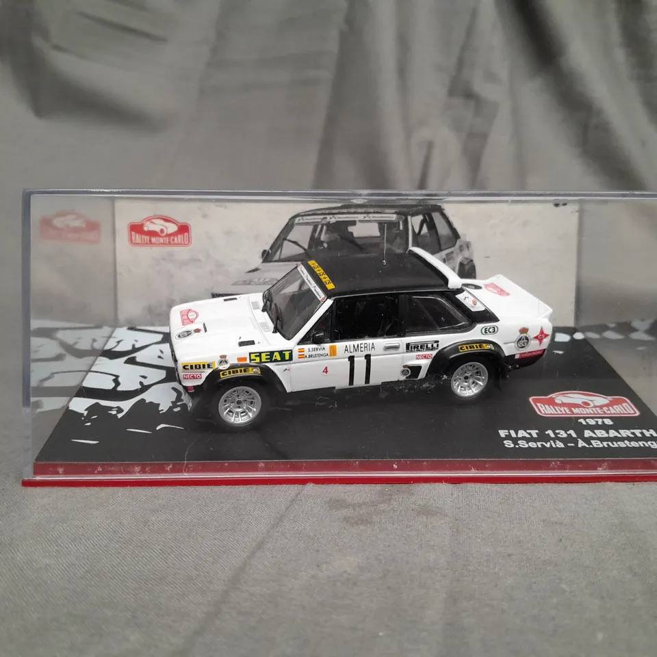 RALLYE MONTE-CARLO 1978 FIAT 131 ABARTH - S.SERVIA - A.BRUSTENGA