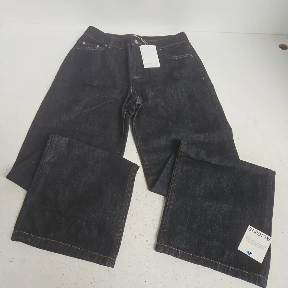 ALIGN MISO STRAIGHT JEANS IN INDIGO BLUE - UK 26