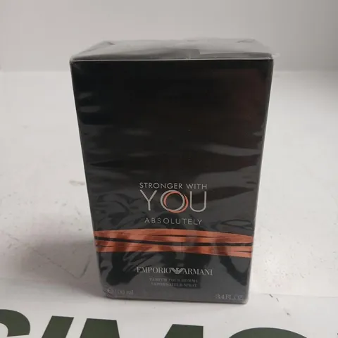 BOXED AND SEALED EMPORIO ARMANI STRONGER WITH YOU ABSOLUTELY PARFUM POUR HOMME 100ML