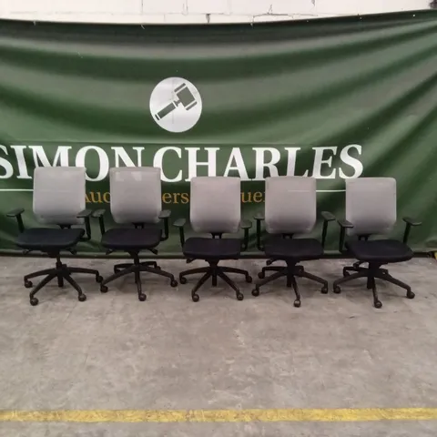 10 x ASSORTED SWIVEL OFFICE CHAIRS