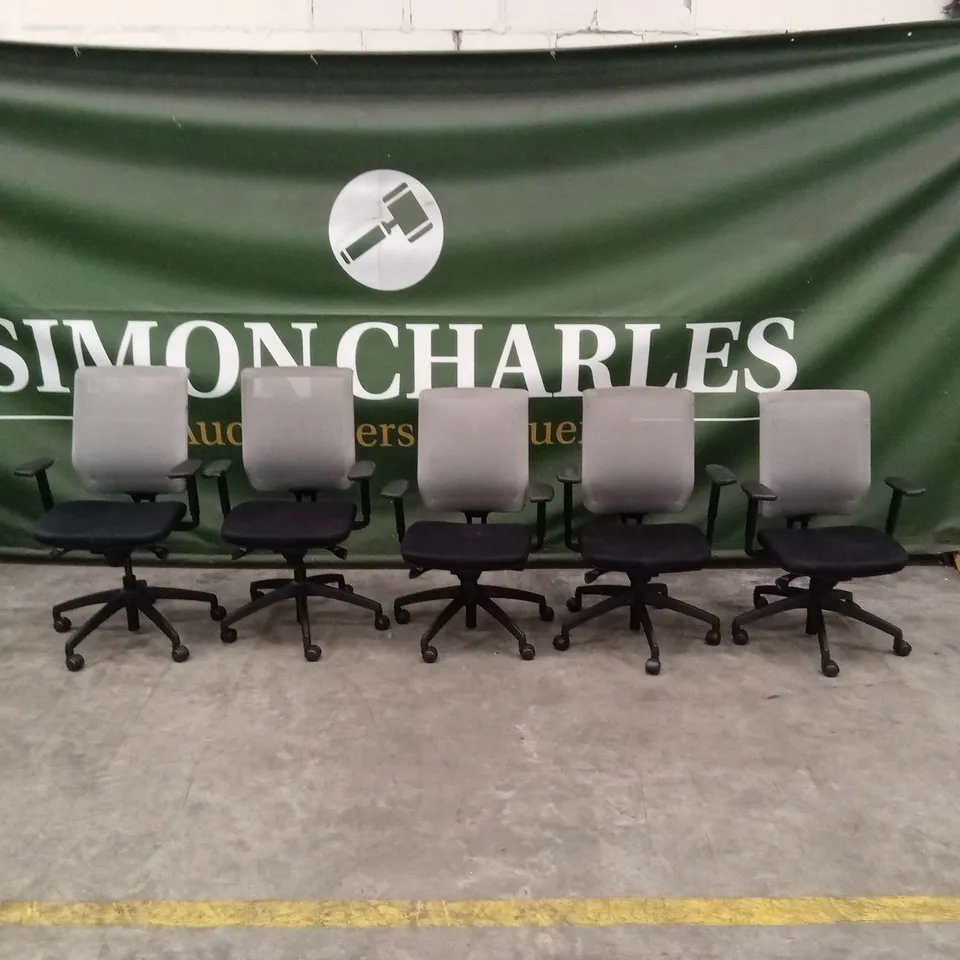 10 x ASSORTED SWIVEL OFFICE CHAIRS