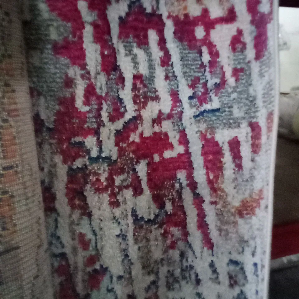 LIGHT BLUE ORANGE MADISON RUG 160 * 230CM 