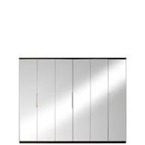 BOXED PRAGUE GREY 6 DOOR WARDROBE (5 BOXES)