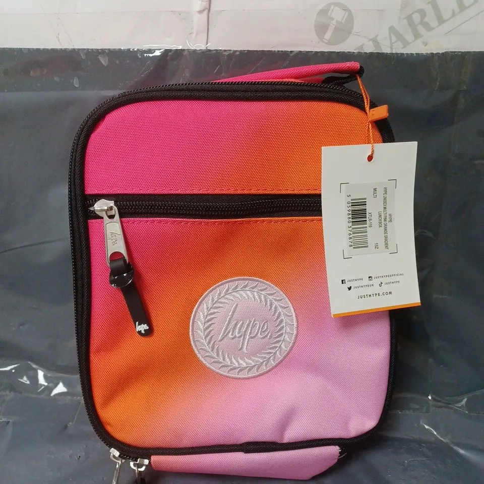 HYPE UNISEX MULTI PINK/ORANGE GRADIENT LUNCHBOX