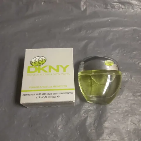 BOXED DKNY BE DELICIOUS SKIN HYDRATING EAU DE TOILETTE 50ML