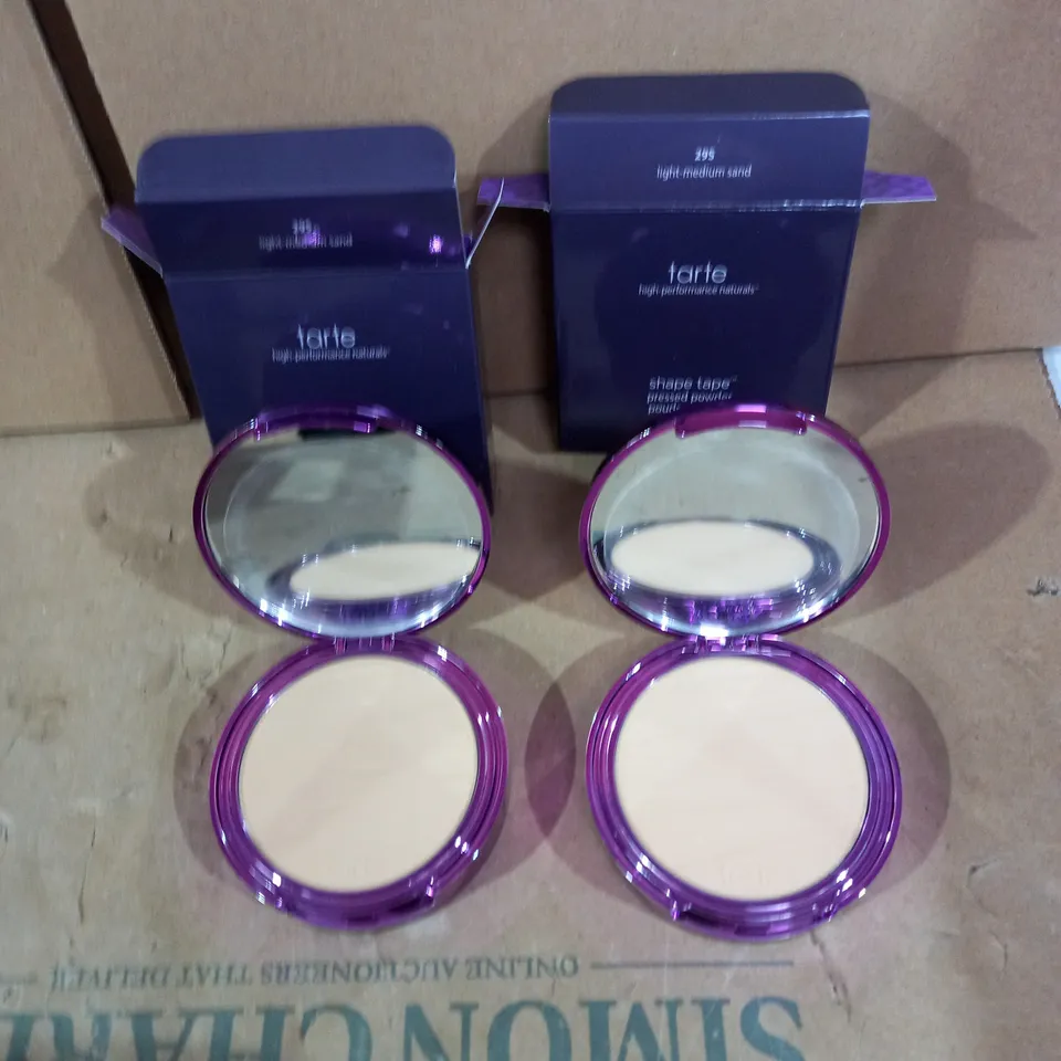LOT OF 2 TARTE SHAPE TAPE PRESSED POWDER MAKEUP