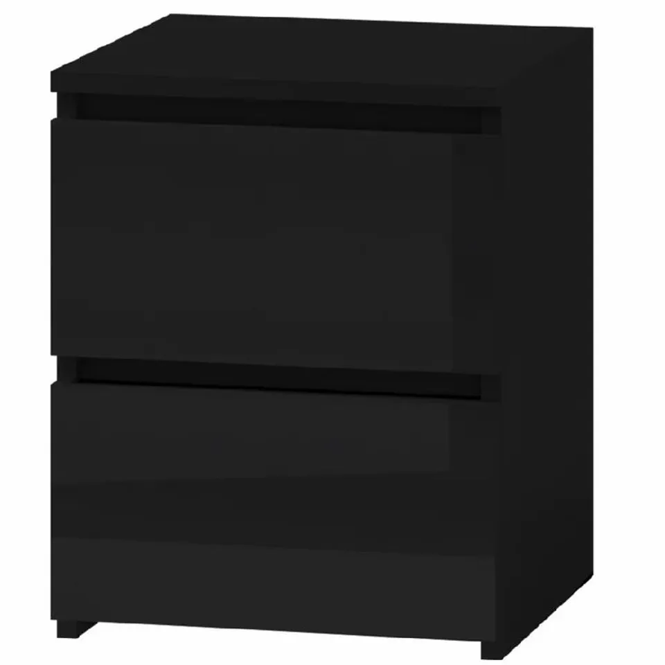 FRANCINE 2 DRAWER BEDSIDE TABLE 