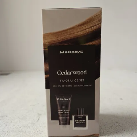 MANCAVE CEDARWOOD FRAGRANCE SET β 50ML EDT + 200ML SHOWER GEL