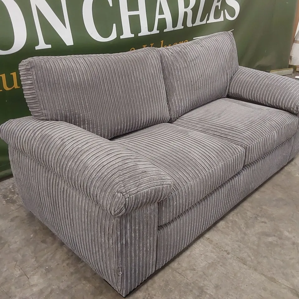AMALFI STANDARD BACK FABRIC SOFA BED - CHARCOAL  RRP £699
