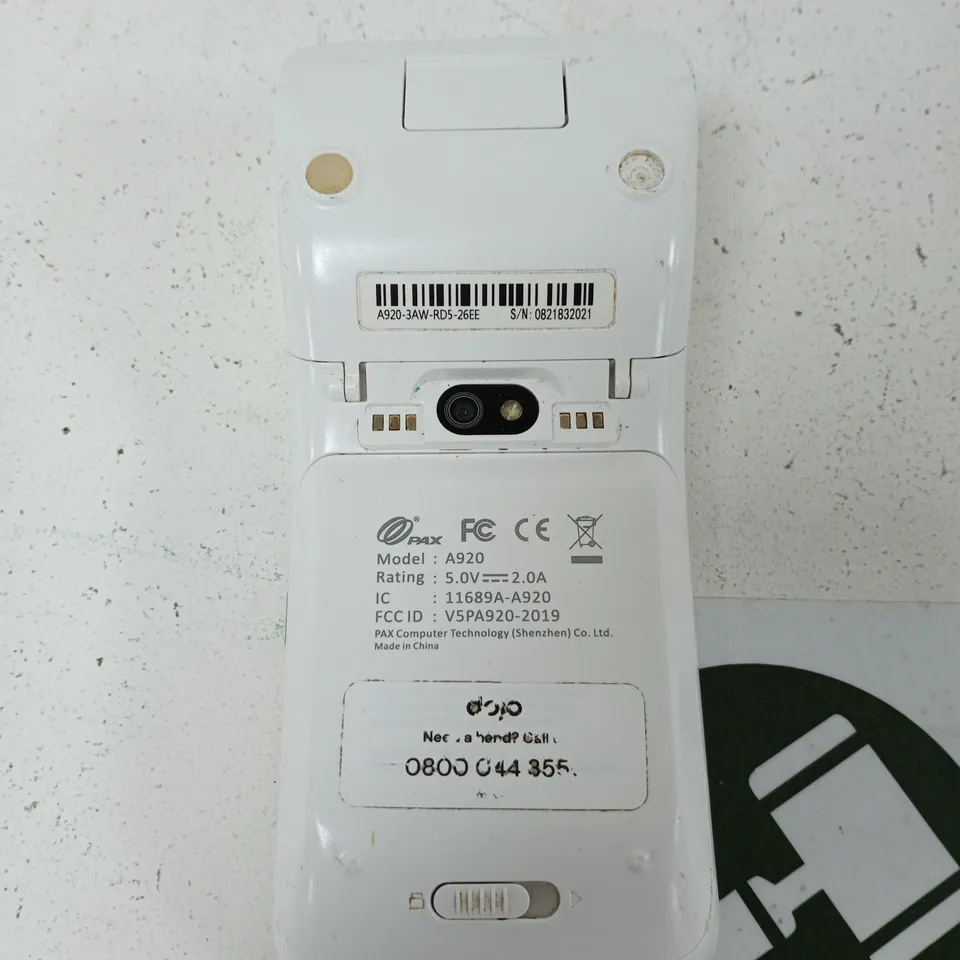 PAX A920 PAYMENT TERMINAL (CARD READER)