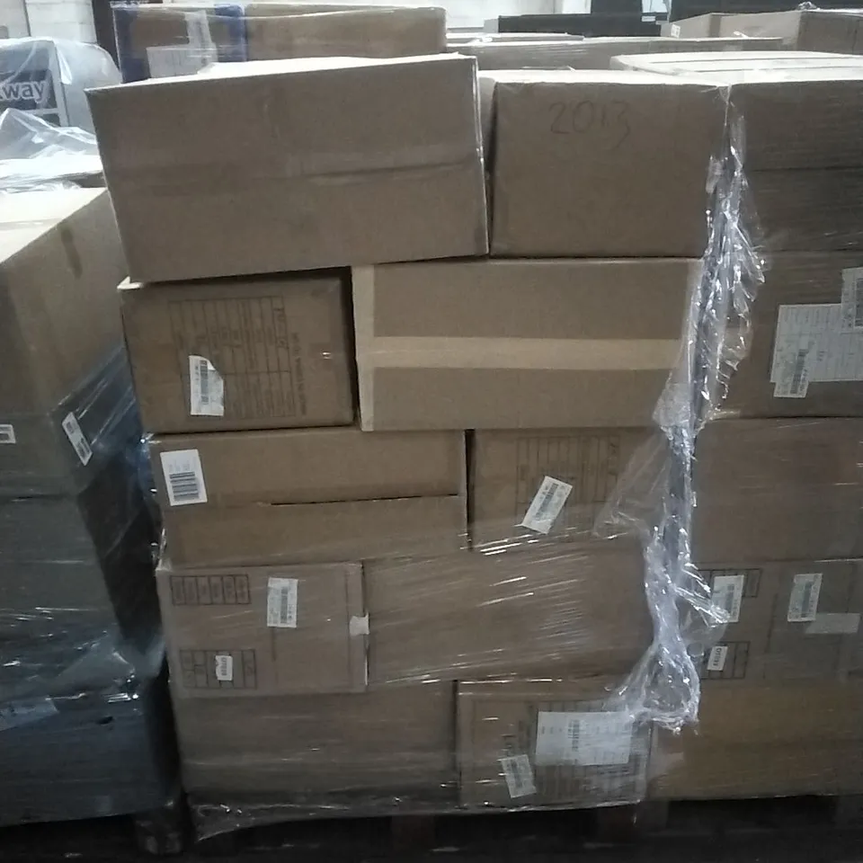 PALLET TO CONTAIN APPROXIMATELY 70 BRAND NEW DESIGNER CLOTHING ITEMS TO INCLUDE; JACKETS AND HATS ETC