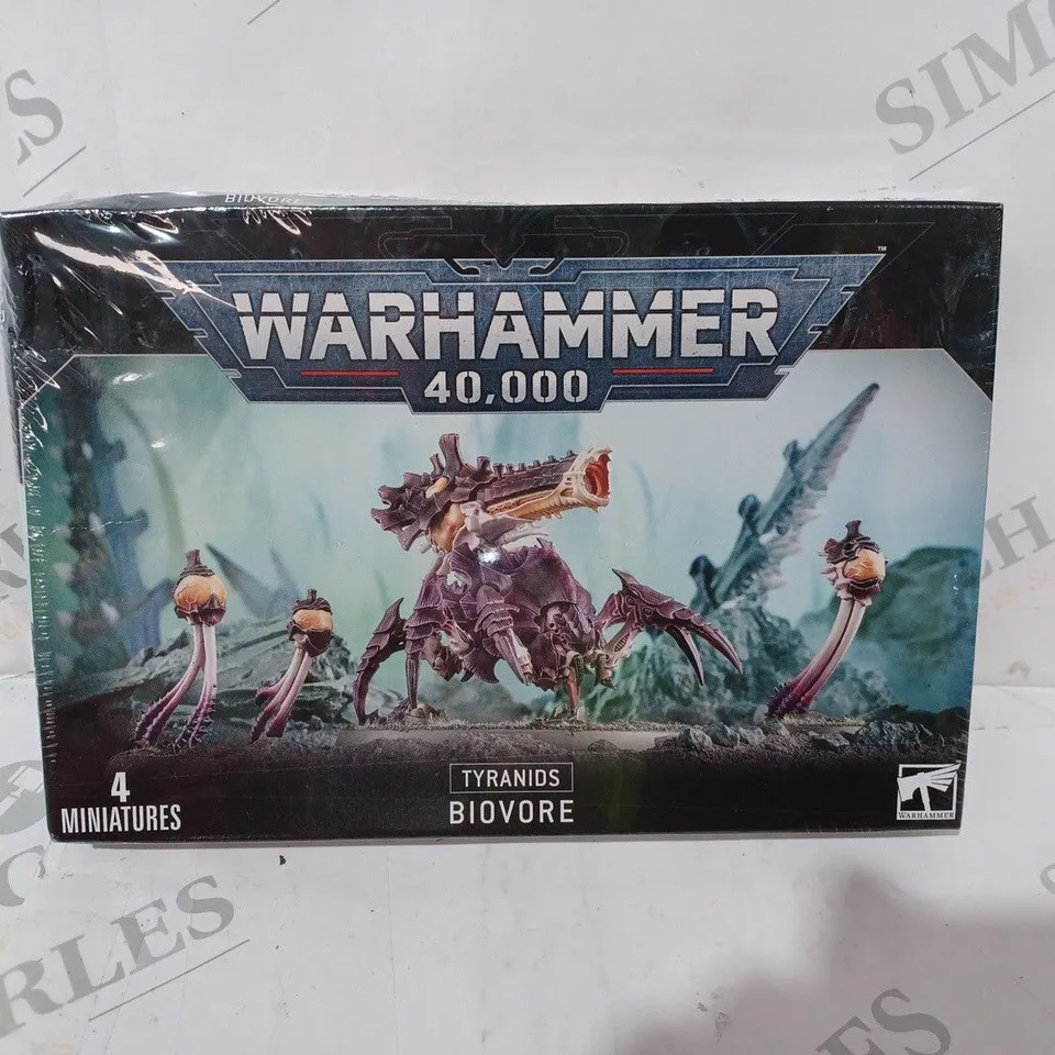 BOXED WARHAMMER 40K TYRANIDS BIOVORE 4 MINIATURES