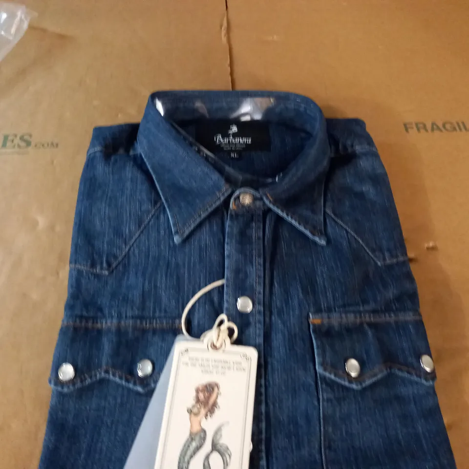 BARBANERA DENIM WESTERN STYLE SHIRT - XL