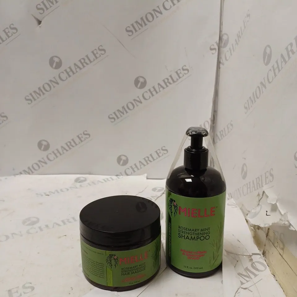 MIELLE ROSEMARY MINT HAIR MASQUE AND SHAMPOO