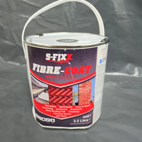 S-FIXX FIBRE-COAT - GREY - 2.5 LITRE - COLLECTION ONLY