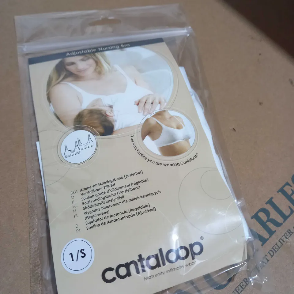 TYTEX CANTALOOP ADJUSTABLE NURSING BRA SMALL WHITE APPROX. 28PC