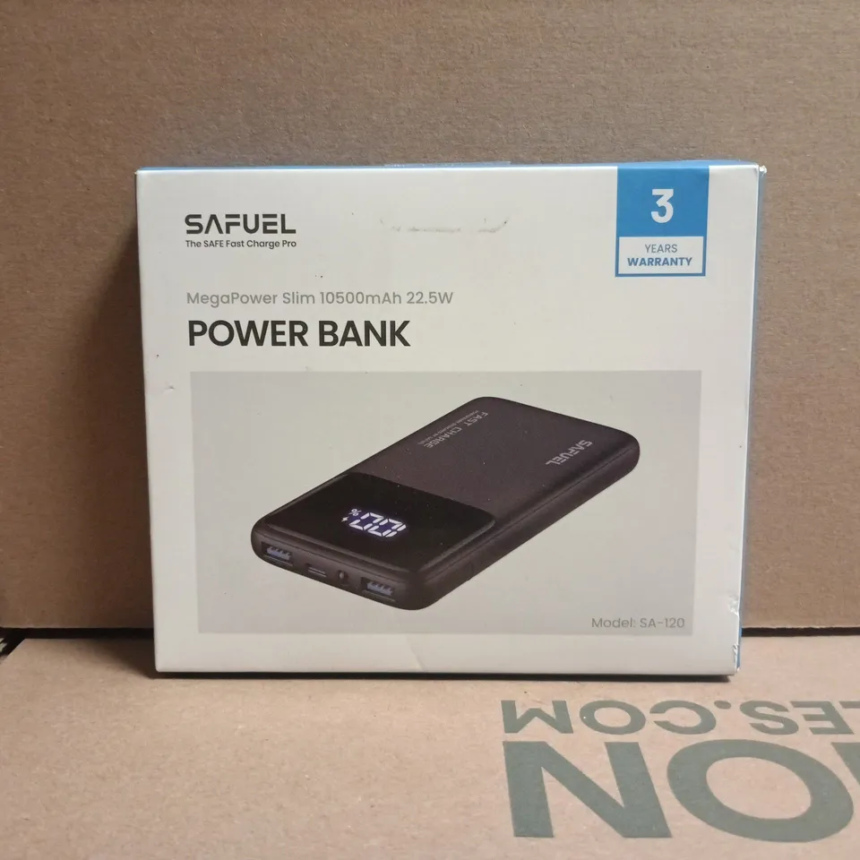 SAFUEL MEGAPOWER SLIM POWER BANK 10500MAH