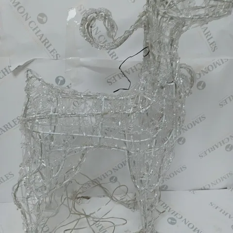 OUTDOOR SPUN ACRYLIC STANDING REINDEER
