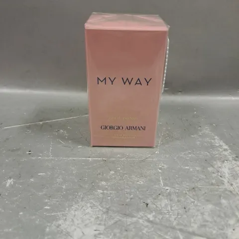 BOXED AND SEALED GIORGIO ARMANI MY WAY EAU DE PARFUM 50ML