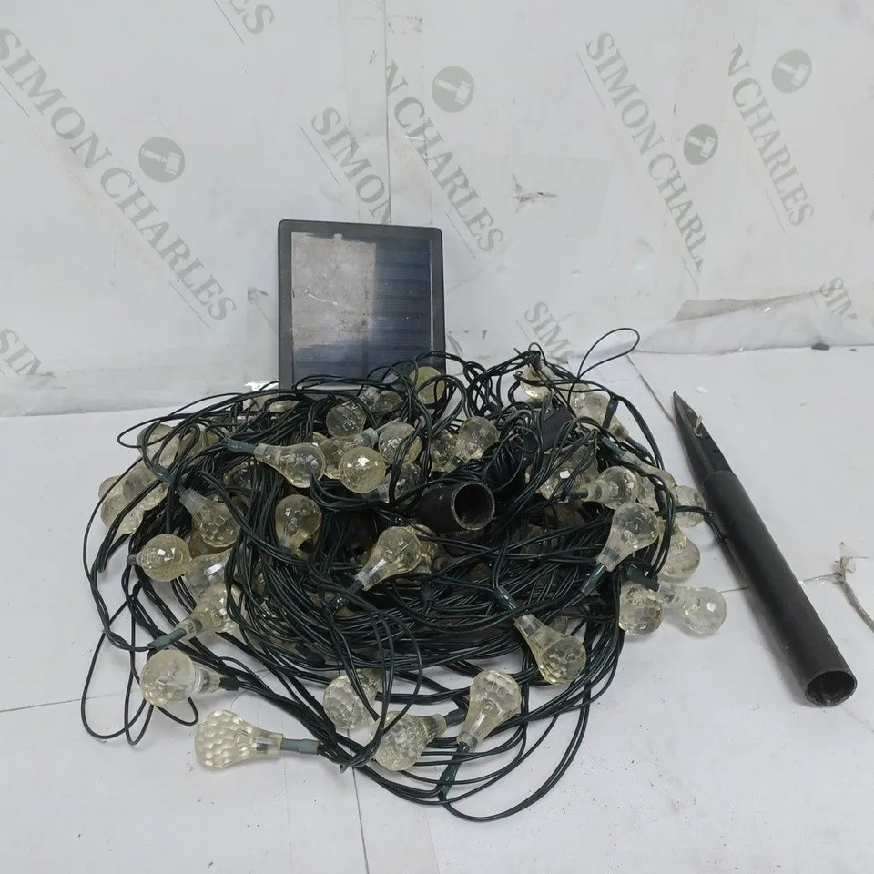 SOLAR STRINGLIGHTS 50 SUPER BRIGHT ORBS