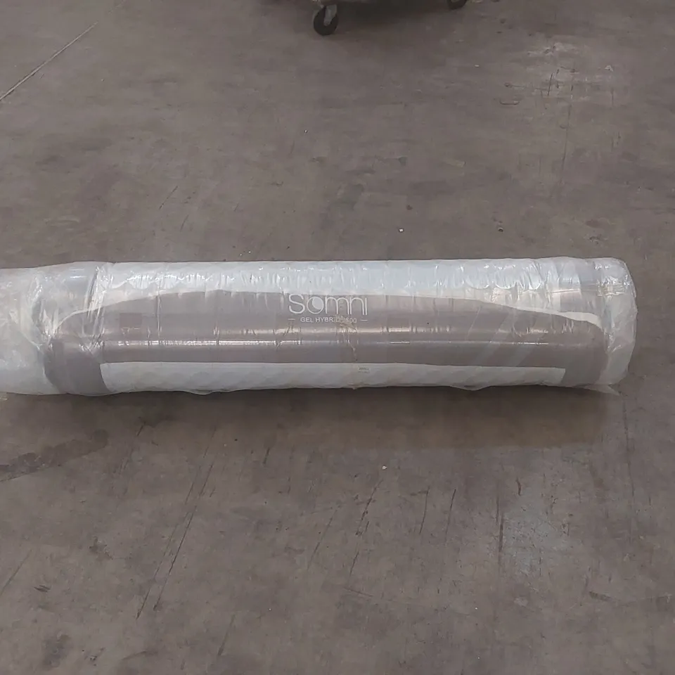 BRAND NEW BAGGED AND ROLLED SOMNI GEL HYBRID 2500 MATTRESS - 4FT SMALL DOUBLE
