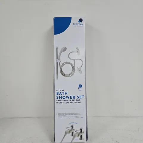 CROYDEN THINK BATHROOMS SECURA BATH SHOWER SET BOXED