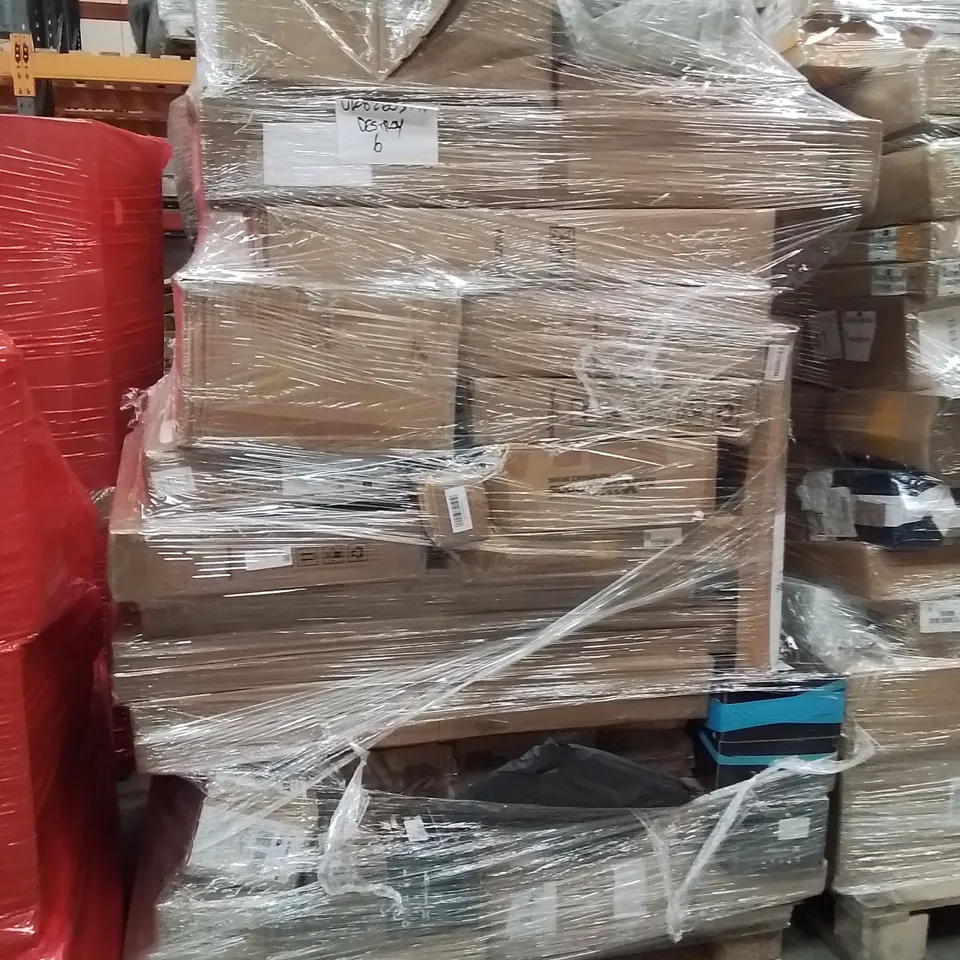 PALLET OF ASSORTED HOUSEHOLD GOODS AND PRODUCTS TO INCLUDE;CHOPPING BOARD,POWER STEERING PUMP,STORAGE BOX