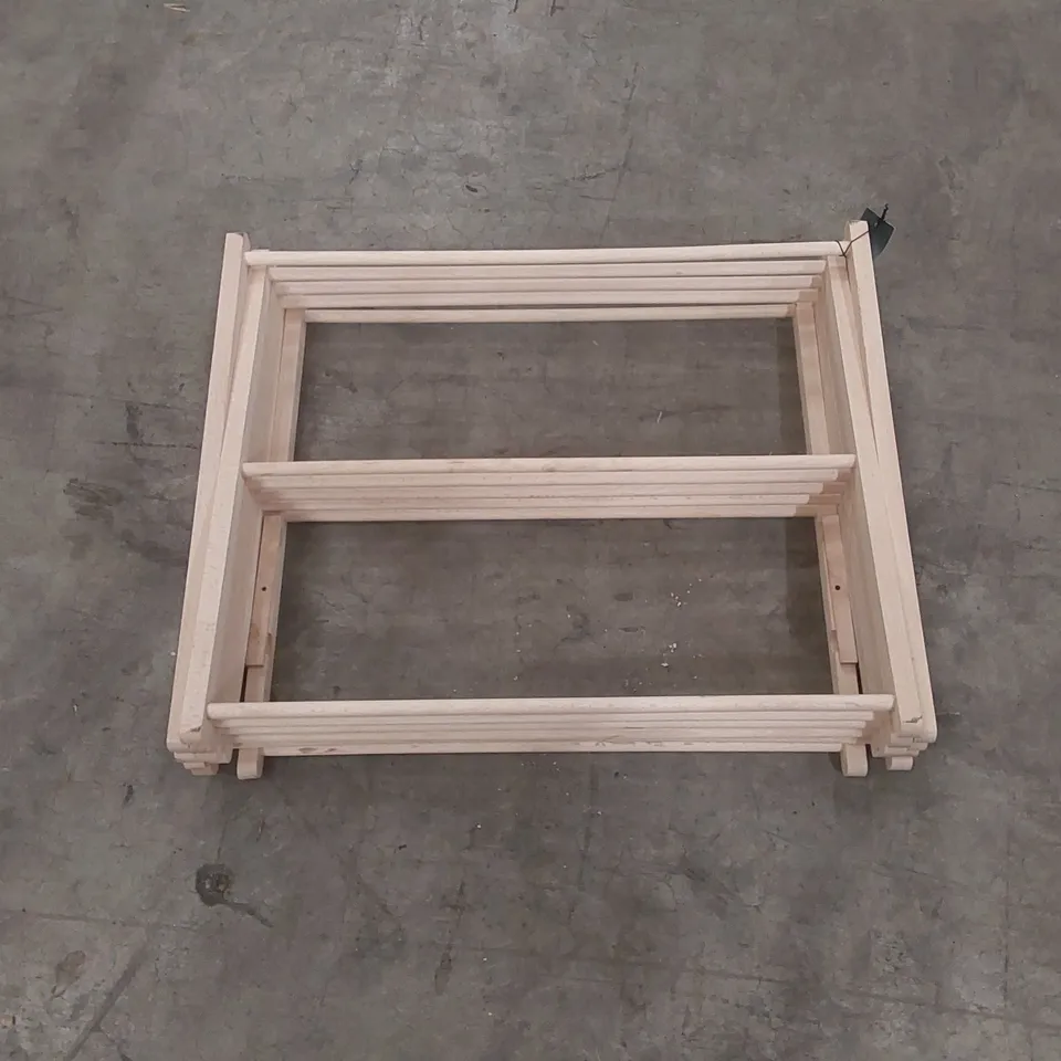 CLASSIC FOLDING WOODEN CLOTHES HORSE NATURAL BEECH