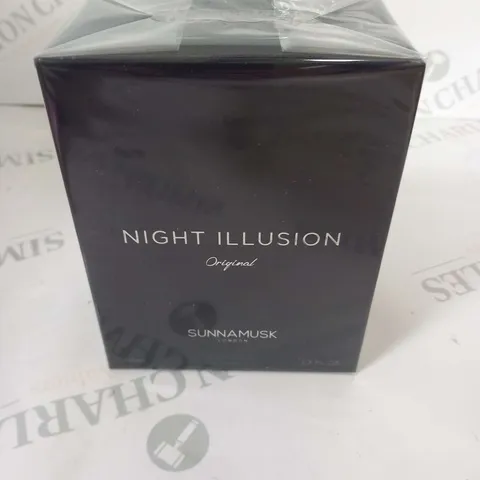 BOXED AND SEALED SUNNAMUSK LONDON NIGHT ILLUSION ORIGINAL EAU DE PARFUM 50ML