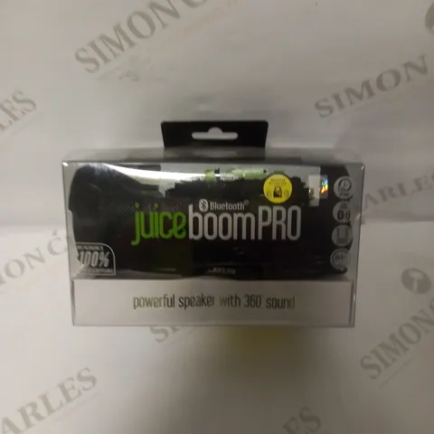 JUICEBOOMPRO PORTABLE BLUETOOTH SPEAKER