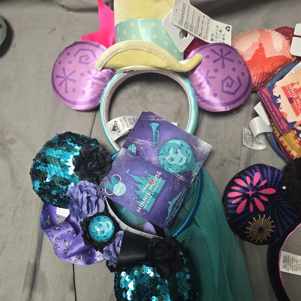 LOT OF 6 DISNEY MINNIE MOUSE MAIN ATTRACTION DRESS UP HEADBANDS 