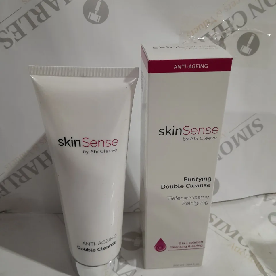 3 X SKINSENSE ANTI-AGEING PURIFYING DOUBLE CLEANSE 200ML