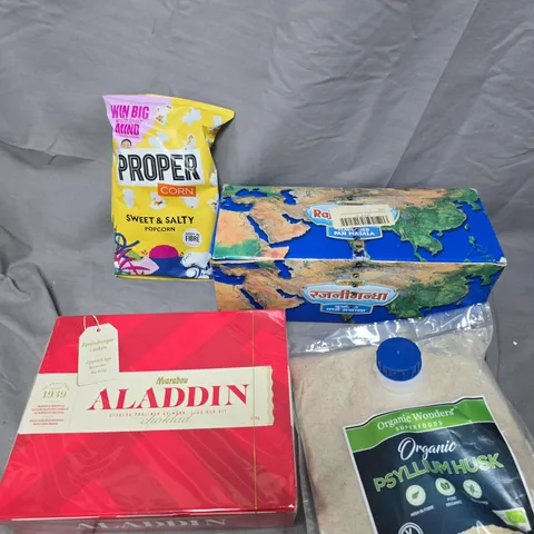 APPROXIMATELY 7 ASSORTED FOOD PRODUCTS TO INCLUDE PROPER CORN, CHOCOLATES, MOUTH FRESHENERS ETC