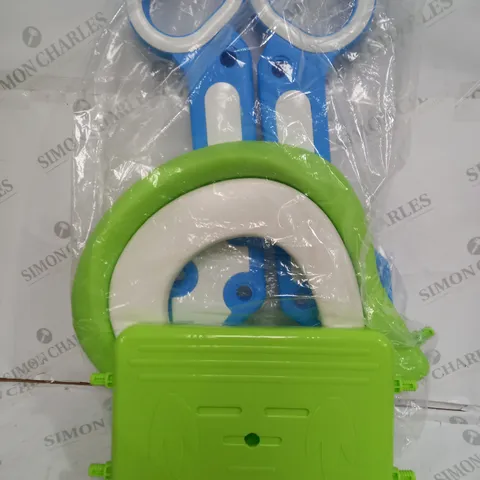 KARAN KING TODDLER TOILET SEAT WITH LADDER IN BLUE/GREEN