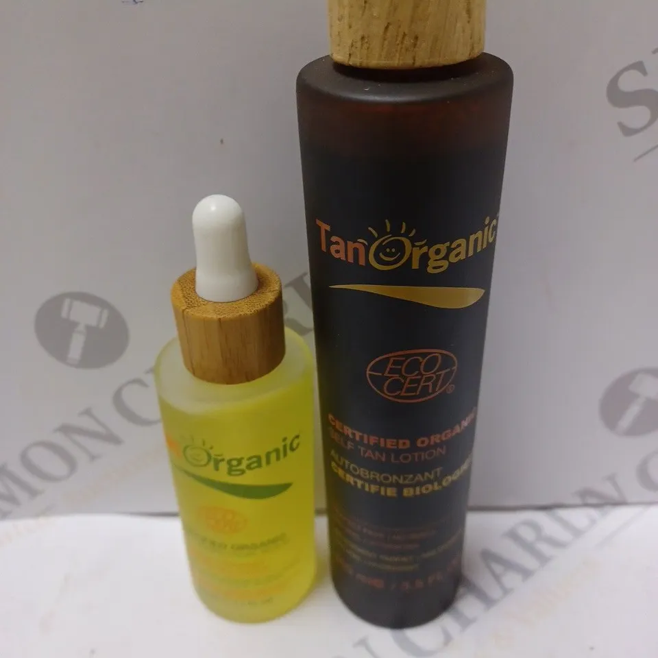 BOXED TAN ORGANIC SELF TAN LOTION SET