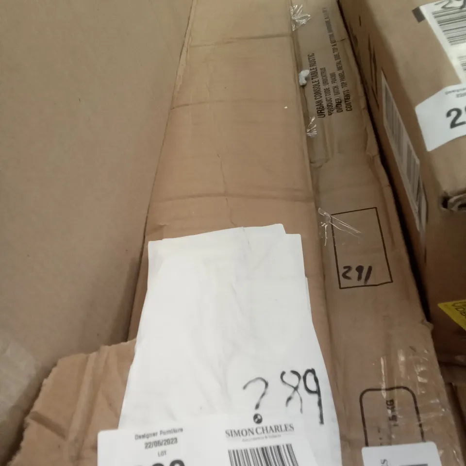 BOXED SPLITLER BOOKCASE - WOODGRAIN/ BLACK LEGS 