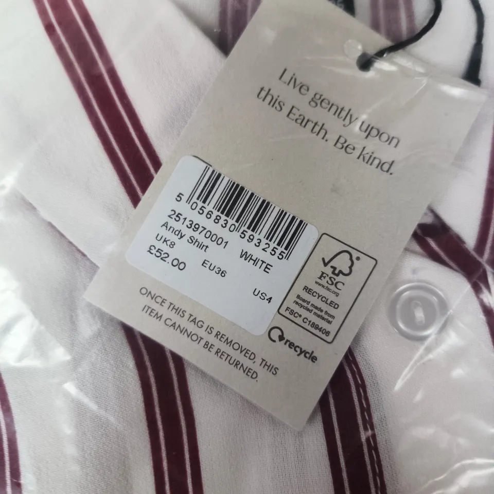 BAGGED NOBODYS CHILD ANDY SHIRT - SIZE 8