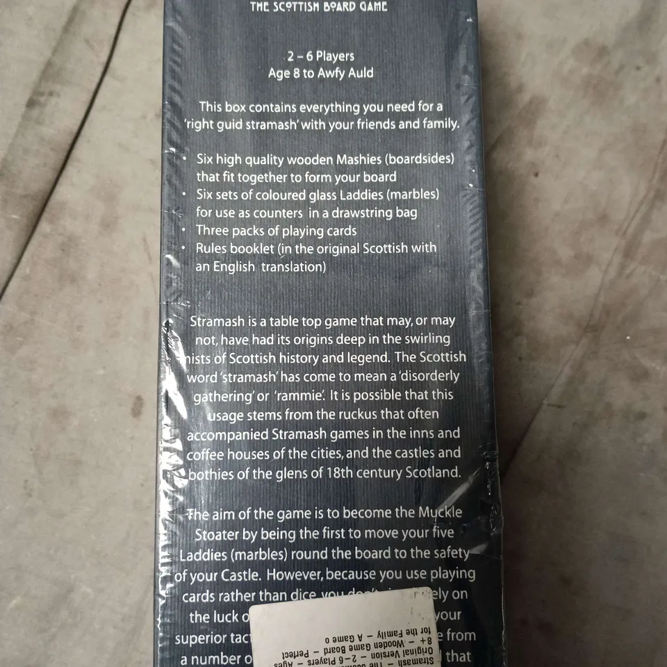 SEALED THE ORIGINAL STRAMASH SCOTTISH BOARD GAME