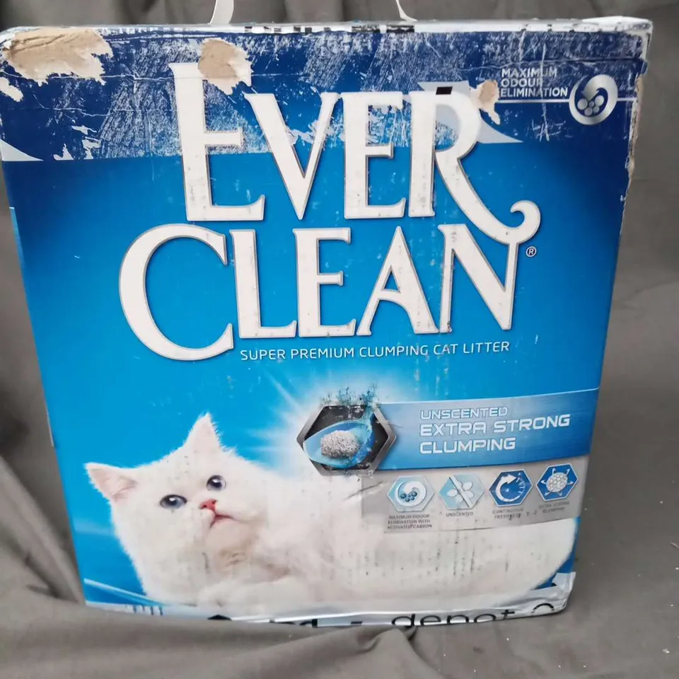 BOXED EVER CLEAN SUPER PREMIUM CLUMPING CAT LITTER 10L